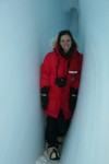 Annamarie in Ice Cave